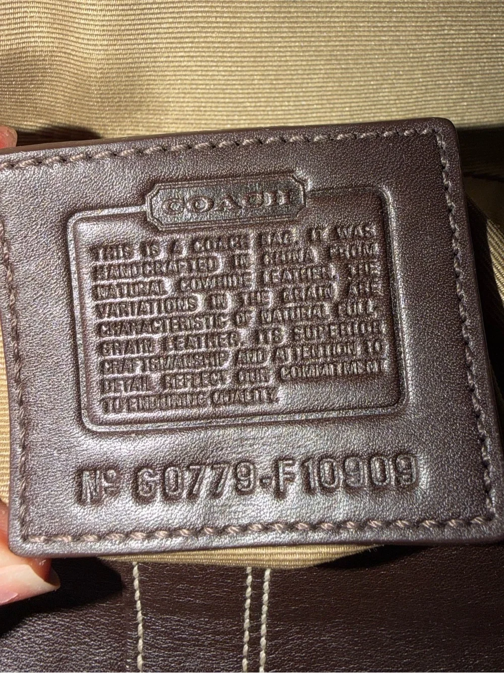 COACH Soho in Maple/Brown